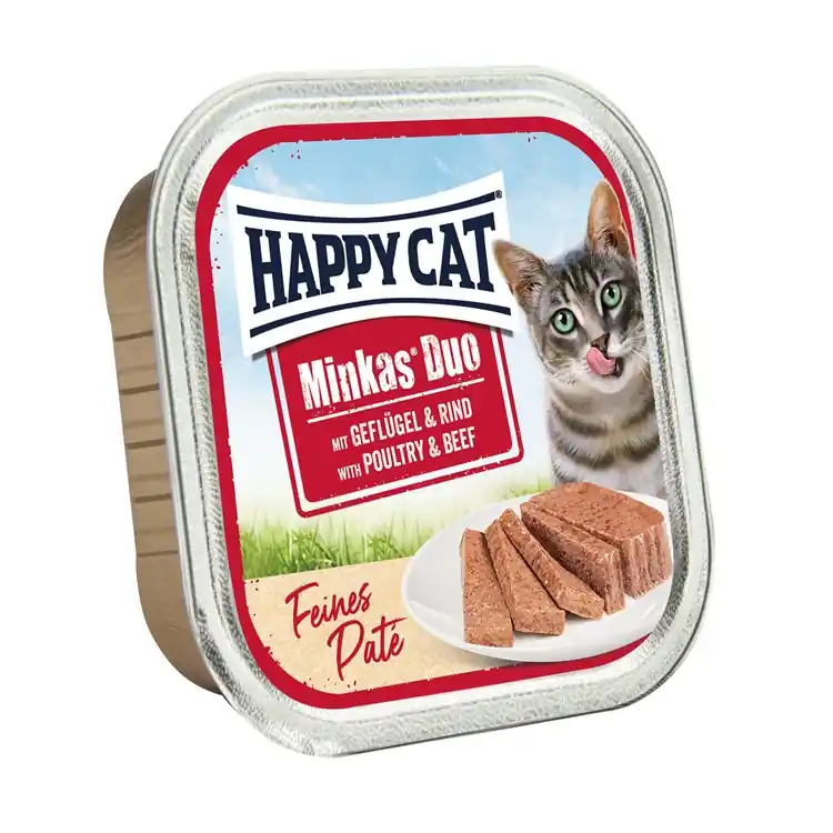 Rea HappyCat Minkas Duo Paté fågel & oxkött, 100 g