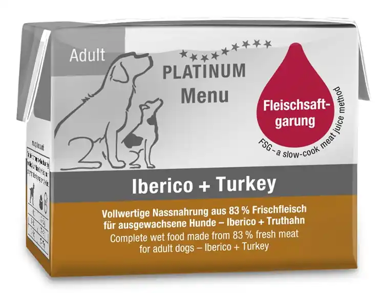 Erbjudandepris Platinum MENU Adult Iberico+Turkey 90 g