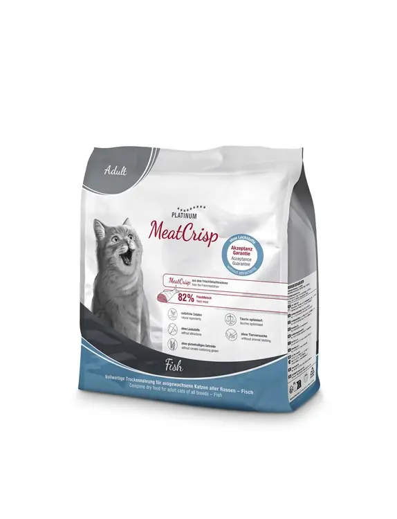 Trygg betalning Platinum Cat MeatCrisp Adult Fish 0,4 kg