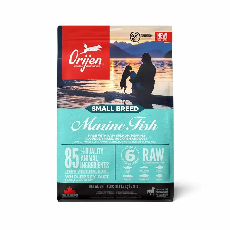 Orijen Dog Marine Fish Small Breed 1,8 kg Begränsad tid