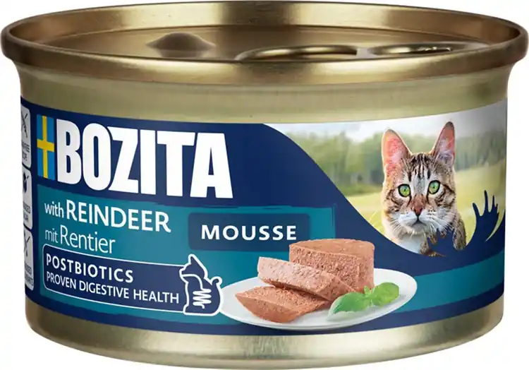 Snabb leverans Bozita katt Mousse Reindeer 85g