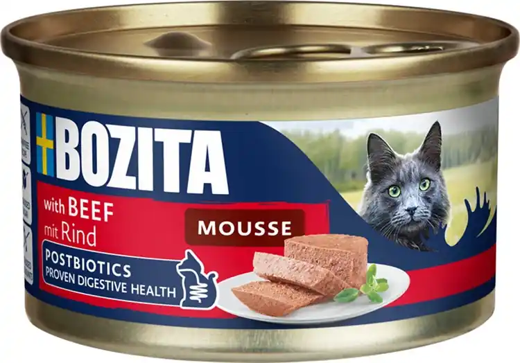Bozita katt Mousse Beef 85g Billigare