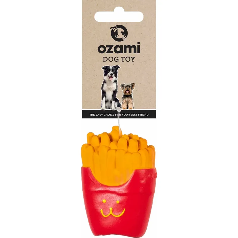 Ozami Dog Fries 5,5x3,5x7,5 cm Latex Nedsatt pris