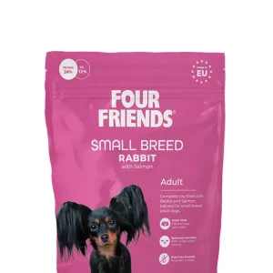 Begränsad tid FourFriends Dog Adult Small Breed Rabbit 400 g