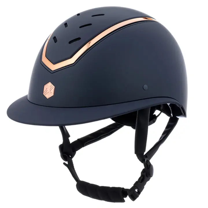 Köp nu Ridhjälm Kylo Matte Wide Peak Marinblå/Roséguld