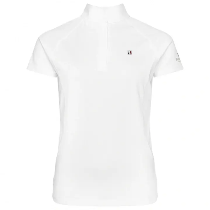 Begränsat erbjudande Tävlingstopp Barn/Junior Classic Short Sleeve Girls Vit