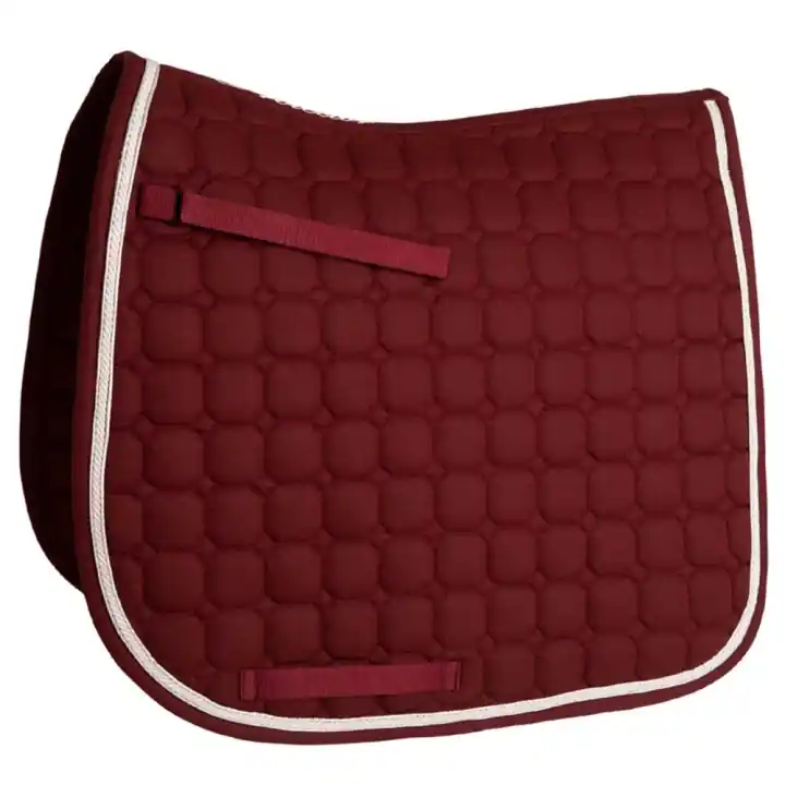 Dressyrschabrak Octagon Quilt Vinröd Nedsatt pris