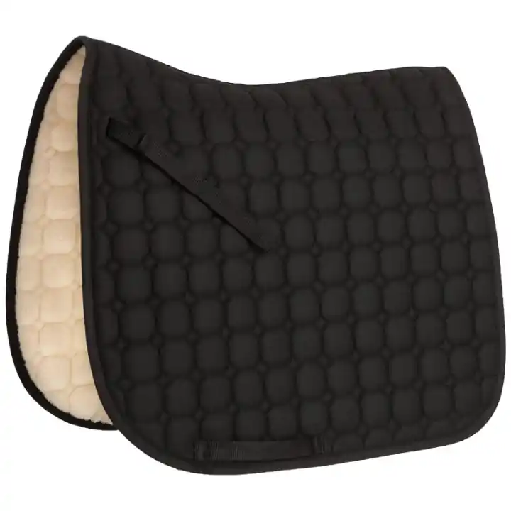 Dressyrschabrak Octacon Quilt Faux Fur Svart Kampanjpris