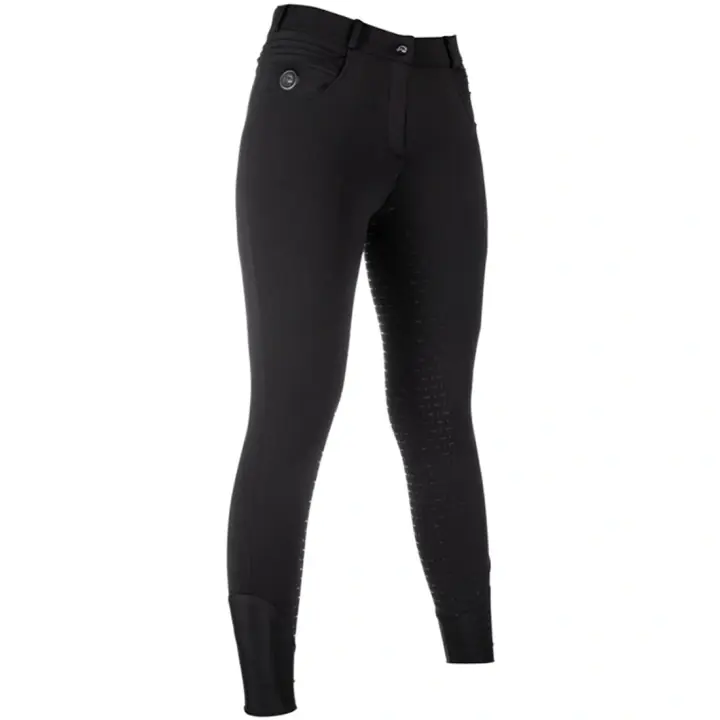Värmeridbyxor Comfort Full Grip Svart Billigare