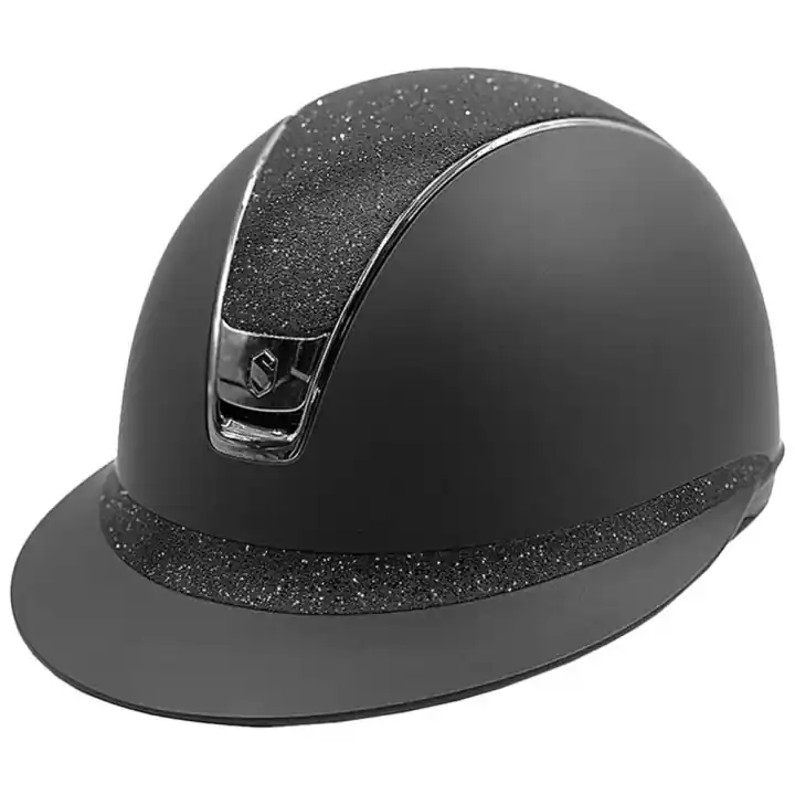 Ridhjälm Miss Shield Shadowmatt Crystal Fabric 2.0 Svart Snabb leverans