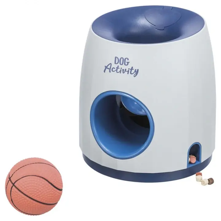 Aktiveringsleksak Dog Activity Ball & Treat Nivå 3 Blå/Vit Rea