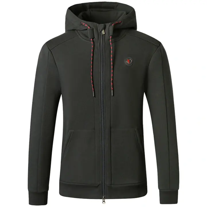 Hoodie Herr Anniversary Grå Populärt val