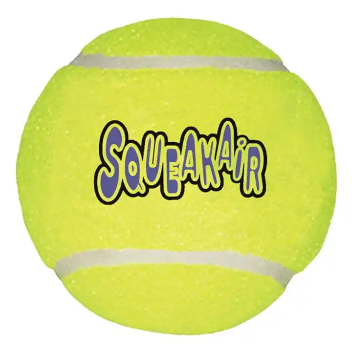 Hundleksak KONG SqueakAir Tennis Ball Gul Lägg i varukorgen