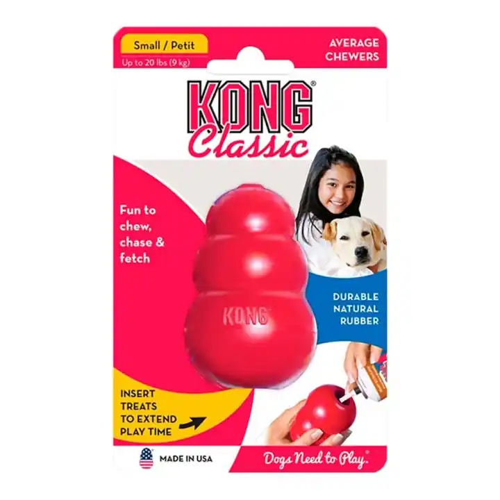 Kundfavorit Hundleksak KONG Classic Small Röd