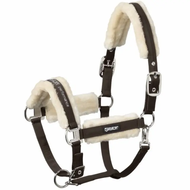 Handla nu Grimma Fauxfur Double Pin Brun