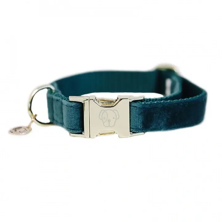 Hundhalsband Velvet Smaragdgrön Handla nu