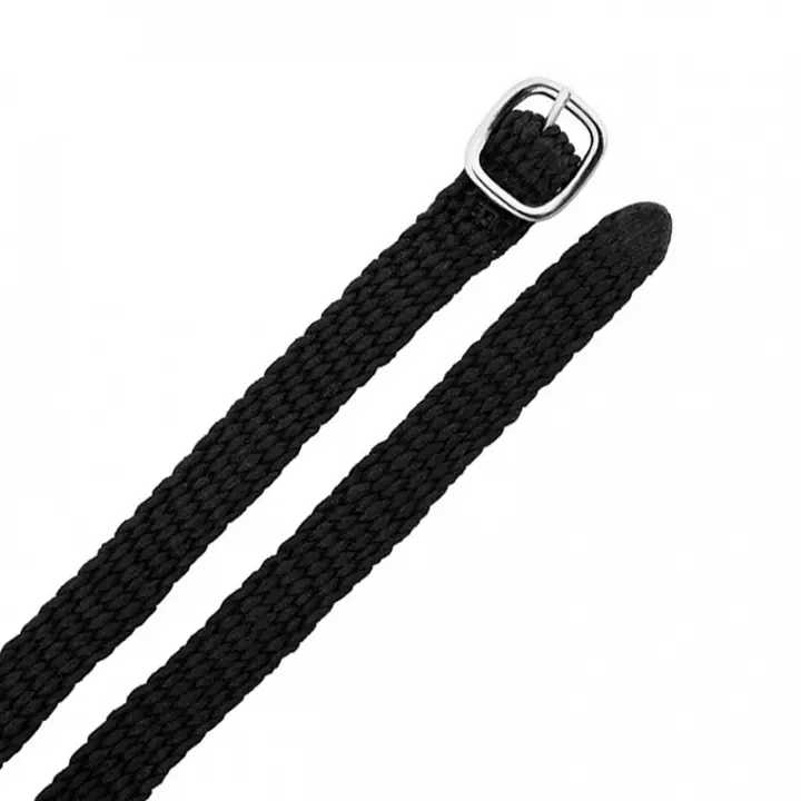 Expressleverans Sporremmar Nylon 16mm Svart/Silver