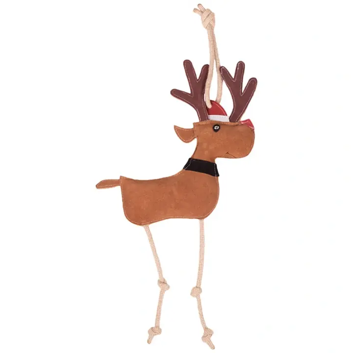 prisnedsättning Hästleksak Christmas Rudolph i Mocka ECO Brun