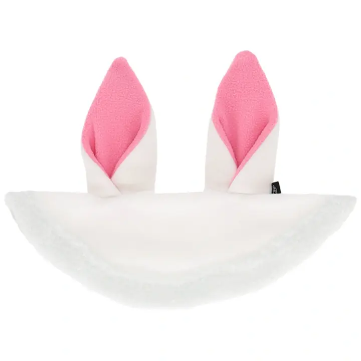 Huva Kaninöron Vit/Rosa Erbjudande