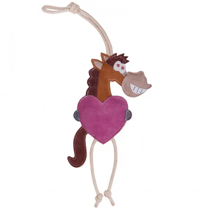Hästleksak Valentine i Mocka Brun/Rosa Begränsat antal