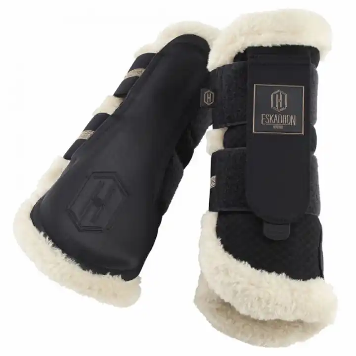 Outlet Damasker Mesh Fauxfur Heritage Svart