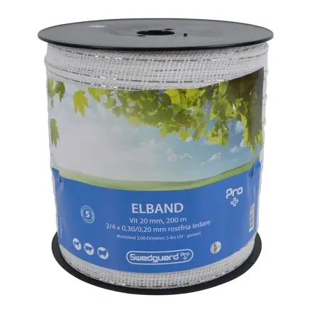 Elband PRO 20mm Vit 200m Endast denna vecka