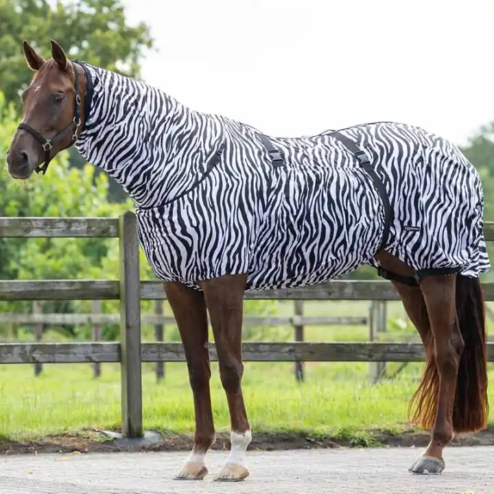 Begränsat antal Eksemtäcke UV-Resistant Zebra Svart/Vit