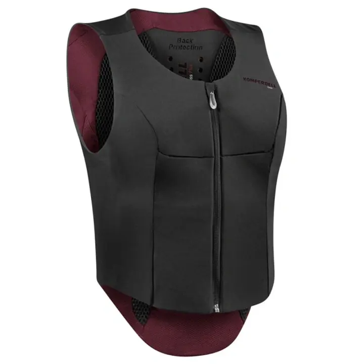 Ryggskydd Ballistic Flex Fit Slim Svart/Vinröd Endast idag