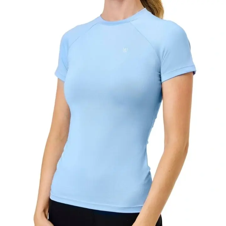Träningstopp ES Dynamic Base Layer Short Sleeve Midsummer Blue Extra rabatt