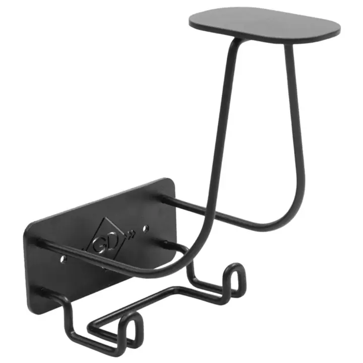 Hjälmhållare Steel Hook Svart Bästa pris