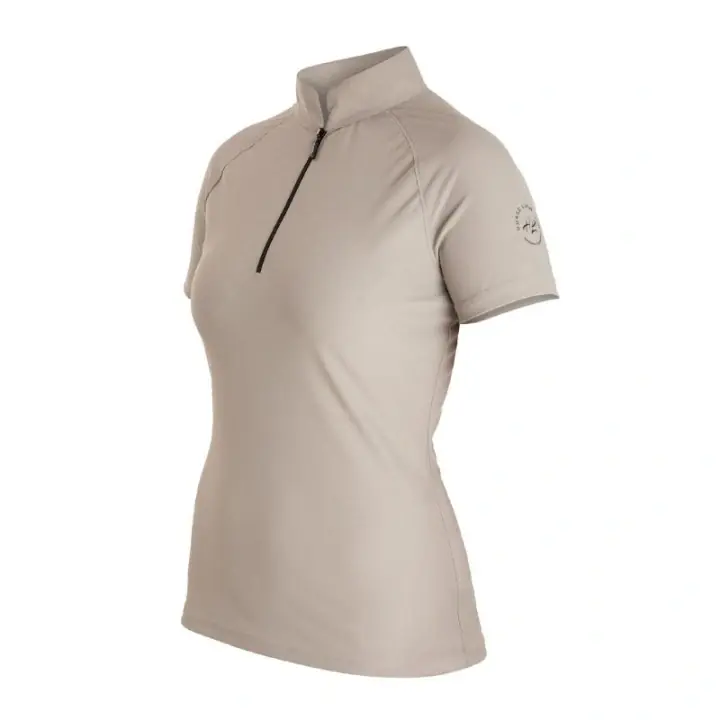Bästa pris Ridtröja Mika Short Sleeve Taupe