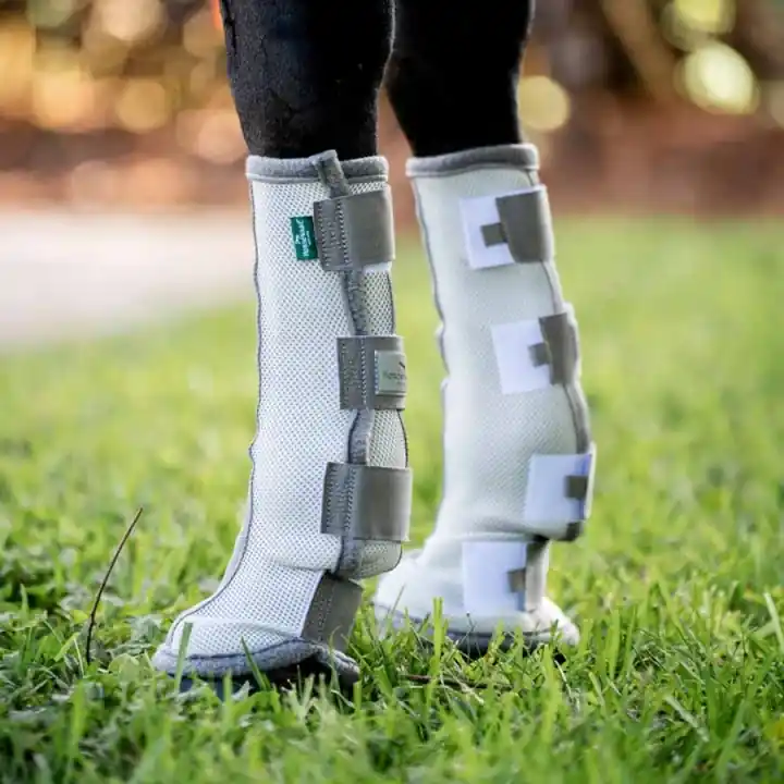 Extra rabatt Flugbenskydd Fly Boots Silver/Grå/Silver