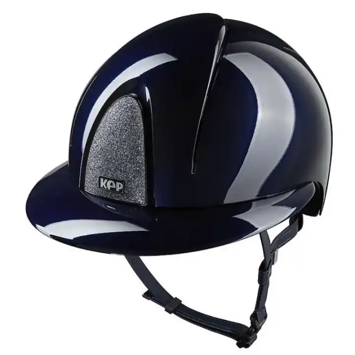 Bästa pris Ridhjälm Smart Nova Metal Polish Polo Star Marinblå/Silver