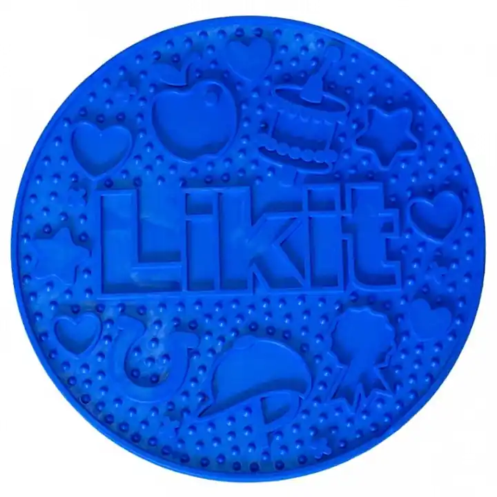 Billigare Slickmatta Graze Maze Lick Mat Nivå 1 Blå