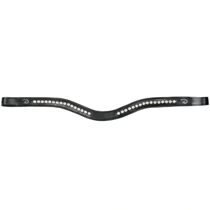 Pannband V-form Half Swarovski New English Collection Svart Populärt val