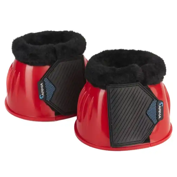 Boots Glossy PVC Fleece Röd Begränsat erbjudande