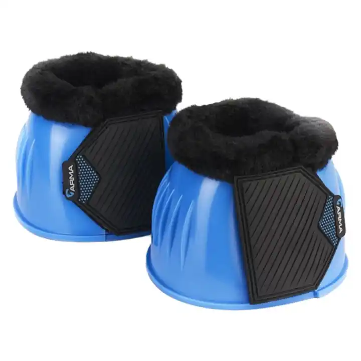 Boots Glossy PVC Fleece Blå Handla nu