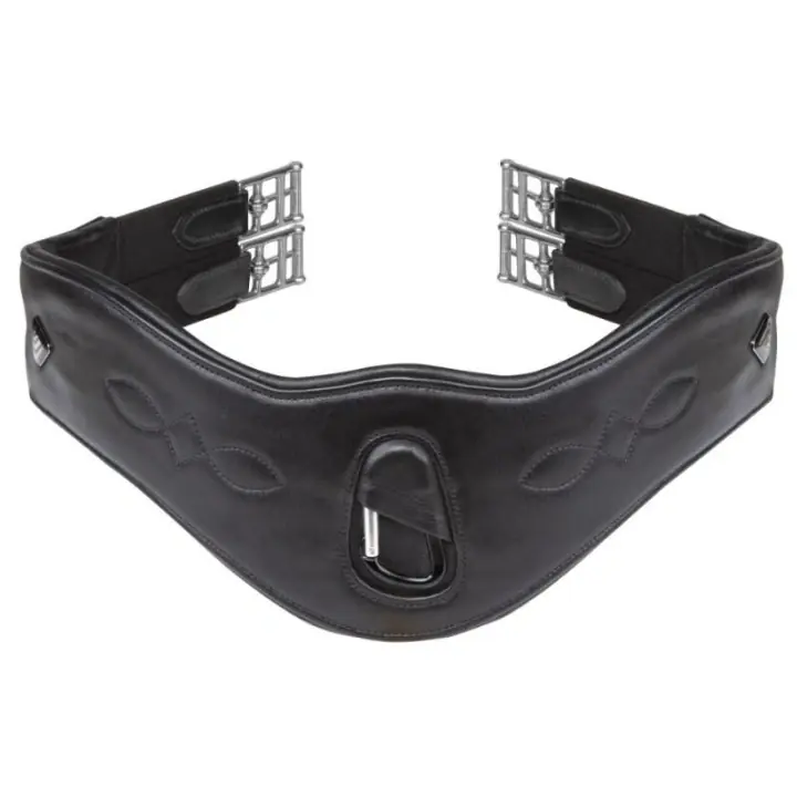 Billigare Anatomisk Sadelgjord LUSSO Elastic Svart