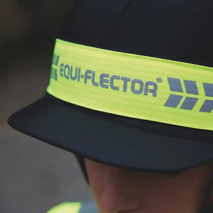 Snabb frakt Reflex Hjälmband Gul