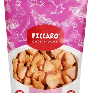 Ficcaro - Kyckling- och pollockhjärtan, 100g Erbjudandepris