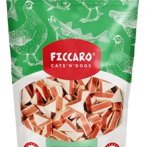 Extra rabatt Ficcaro - Kyckling- och kolja triangel, 100g