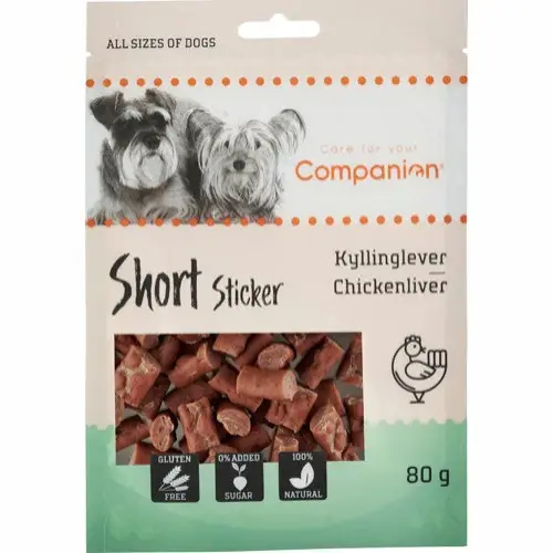 Companion - Korta leverklistermärken, 80g Endast denna vecka
