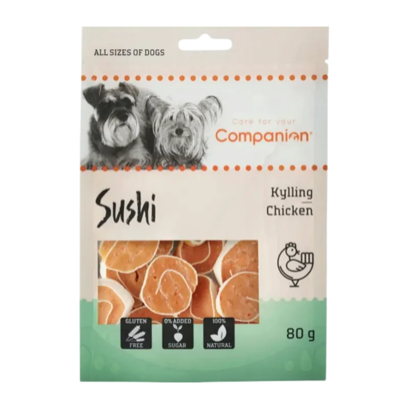 Billig Companion - Kyckling och torsksushi, 80g
