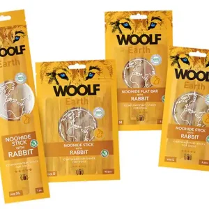 Fynd Woolf - Earth Nohide Rabbit - flera storlekar