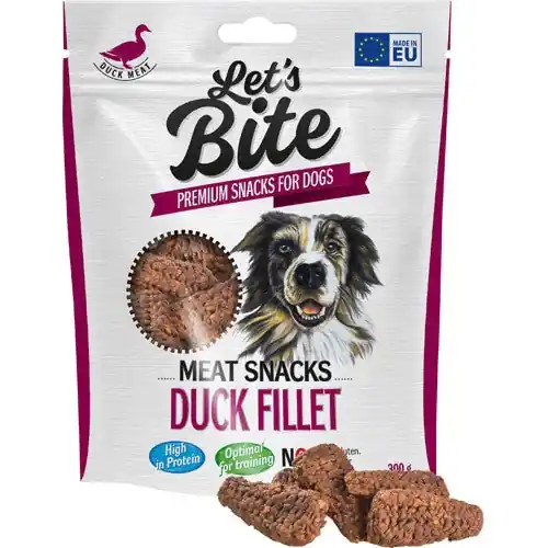 Begränsad tid Brit - [[[Låt oss Bita]]] Köttsnacks, anka filé 300g