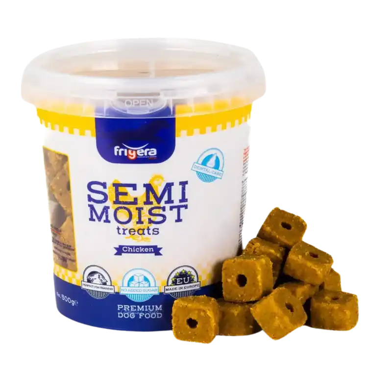 Frigera - Halvmjuka godbitar, kyckling, 500g Populär