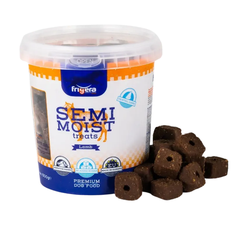 Frigera - Semi-fuktiga godis, lamm, 500g Rabatt