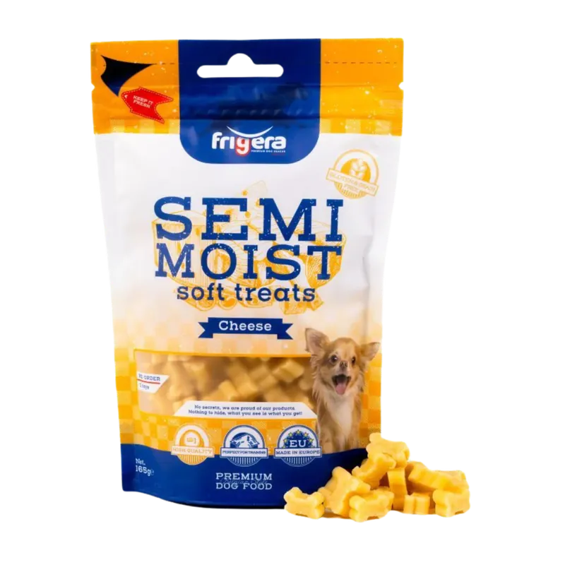 Snabb leverans Frigera - Semi-Fuktig Mjuk Gluten- och kornfri, Ost, 165 g
