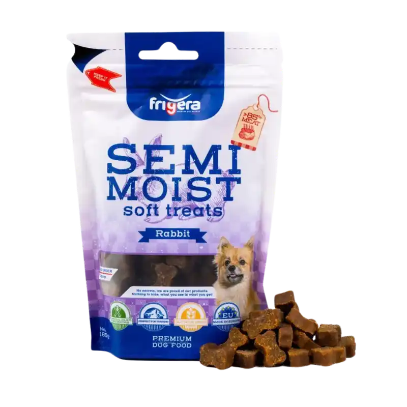 Begränsat antal Frigera - Semi-Moist Soft Gluten- och kornfri, Kanin, 165 g