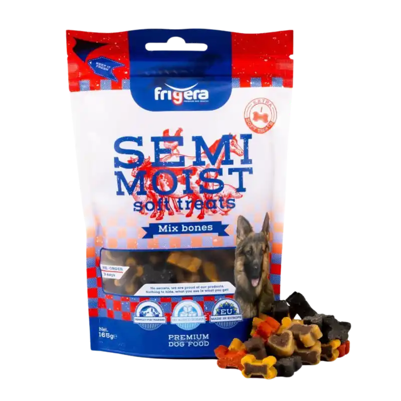 Billig Frigera - Semi-fuktig mjuk, Blanda ben, 165 g